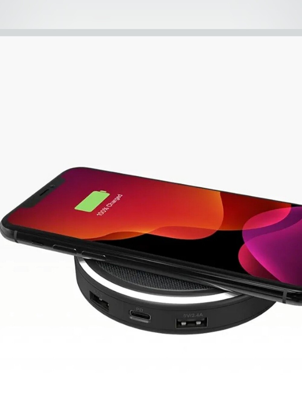 HALO Wireless Hub (Model: HALO-WH) is a versatile, 5-port multi-device charging